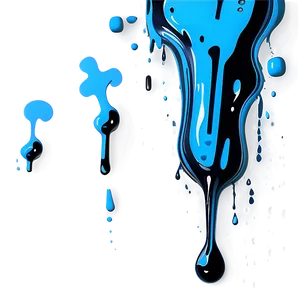Matte Spray Paint Drip PNG Xnf
