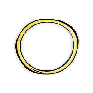 Matte Yellow Circle Visual Png Uva69 PNG image