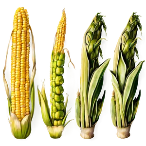 Mature Corn Stalk Png 06122024 PNG image