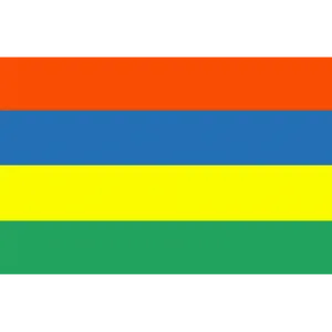 Mauritius Flag Graphic PNG image