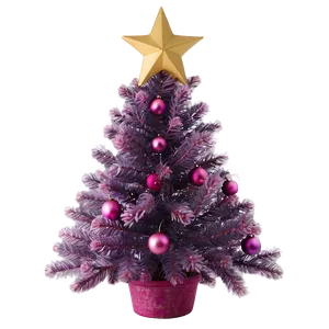 Mauve Pink Christmas Tree Png 06122024 PNG image