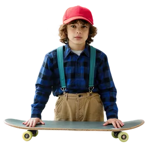 Max Skateboarding Stranger Things PNG Qtx PNG