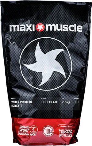 Maxi Muscle Whey Protein Isolate Chocolate2.5kg PNG image