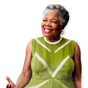 Maya Angelou B PNG image