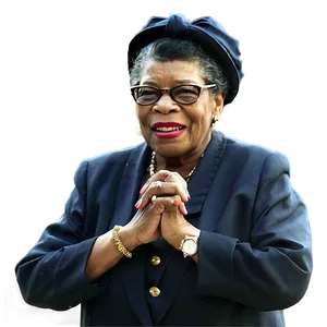 Maya Angelou Inspirational Leader Png 42 PNG image