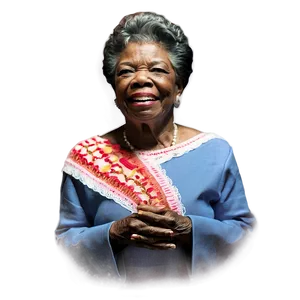 Maya Angelou Timeless Influence Png Jxk PNG image