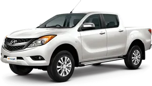 Mazda B T50 Pickup Truck Silver PNG