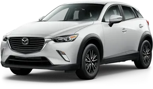 Mazda C X3 Silver S U V2023 PNG image