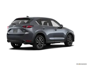 Mazda C X5 Gray Side View PNG image