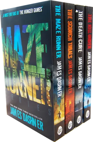 Maze Runner Book Series Collection PNG image