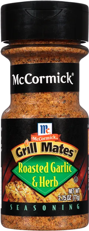 Mc Cormick Grill Mates Roasted Garlic Herb Seasoning PNG image