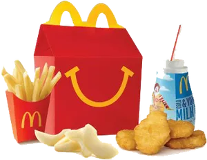 Mc Donalds Happy Meal Set PNG image