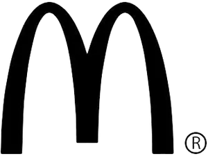 Mc Donalds Iconic Golden Arches PNG image