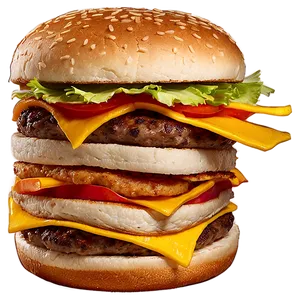 Mcdonald's Classic Cheeseburger Png 05212024 PNG image