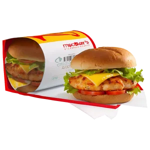Mcdonald's Grilled Chicken Sandwich Png 90 PNG image