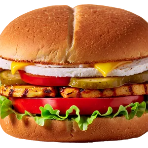 Mcdonald's Grilled Chicken Sandwich Png Edj PNG image