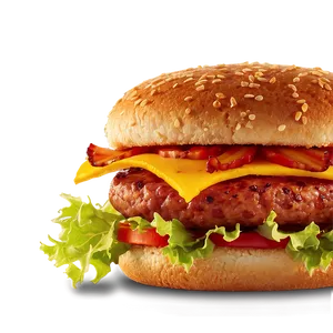 Mcdonalds Bacon Burger Png Rgs97 PNG image