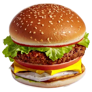 Mcdonalds Big Tasty Burger Png 45 PNG image