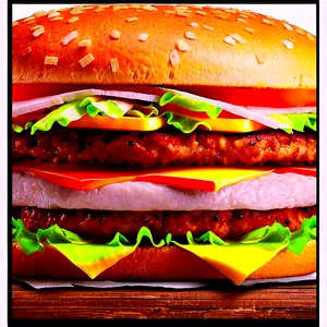 Mcdonalds Burger A PNG image