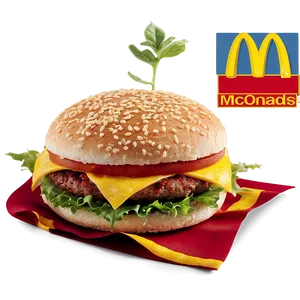 Mcdonalds Gluten-free Burger PNG Omf