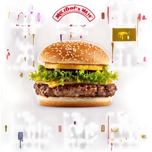 Mcdonalds Secret Menu Burger PNG Efy62