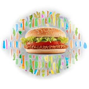 Mcdonalds Veggie Deluxe Burger Png Xmk13 PNG image