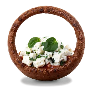 Meatball Bread Bowlwith Mozzarella PNG