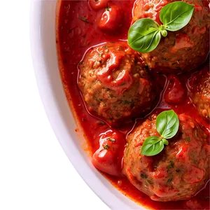 Meatball In Tomato Sauce Png Thf99 PNG image