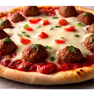 Meatball Pizza Topping Png 06242024 PNG image