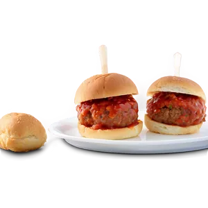 Meatball Slider Sandwiches PNG