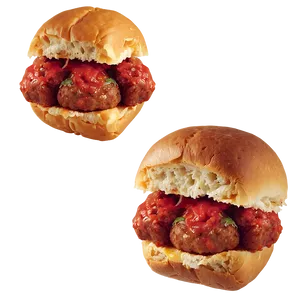 Meatball Slider Snack PNG Hek49 PNG
