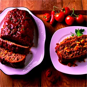 Meatloaf With Bbq Filling PNG 16 PNG