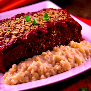 Meatloaf With Oatmeal PNG Wse52 PNG