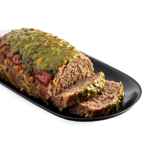 Meatloaf With Pesto Twist PNG Vso PNG