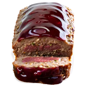 Meatloaf With Red Wine Glaze PNG 06272024 PNG