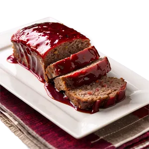 Meatloaf With Red Wine Glaze PNG Qgr PNG