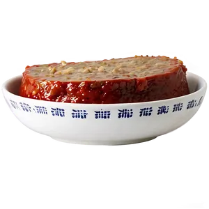 Meatloaf With Tangy Sauce PNG 06272024