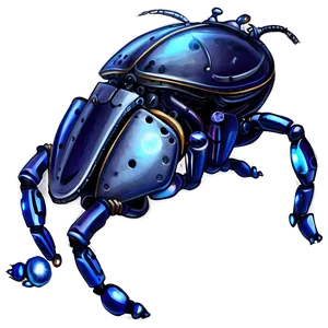 Mechanical Beetle Robot PNG 05242024