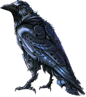 Mechanical Raven Artwork