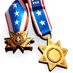 Medal Of Honor With Stars PNG 24