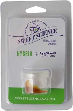 Medical Cannabis Sugar Wax Hybrid Packaging PNG