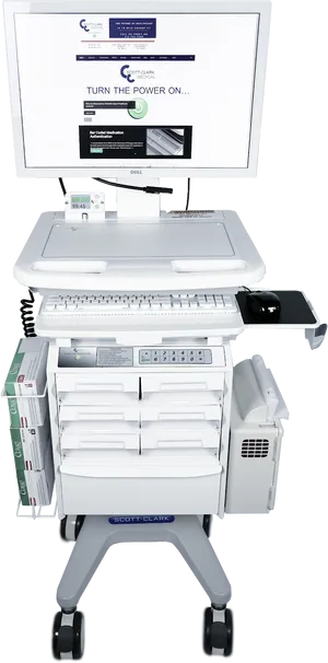 Medical Computer Workstationon Wheels