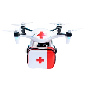 Medical Delivery Drone PNG Ygd12