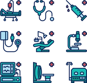 Medical Icons Set PNG
