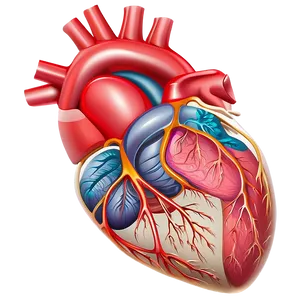 Medical Illustration Anatomical Heart Png Dmd13 PNG image