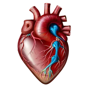 Medical Illustration Anatomical Heart Png Hxc22 PNG image