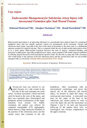 Medical Journal Articleon Endovascular Management PNG image