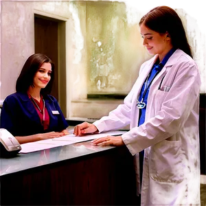 Medical Receptionist Picture Png 47 PNG image