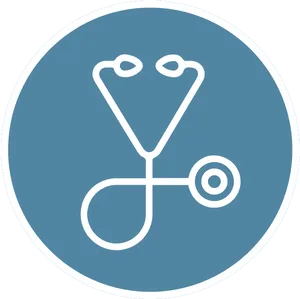 Medical Stethoscope Icon PNG image