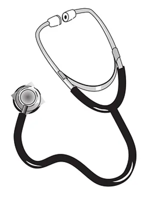 Medical Stethoscope Vector Illustration